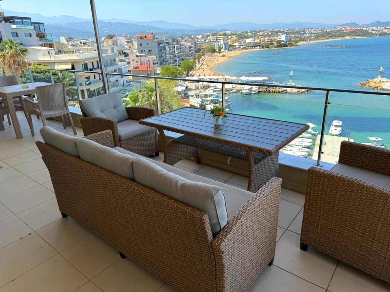 Appartement Panoramic Sea View à La Canée Extérieur photo