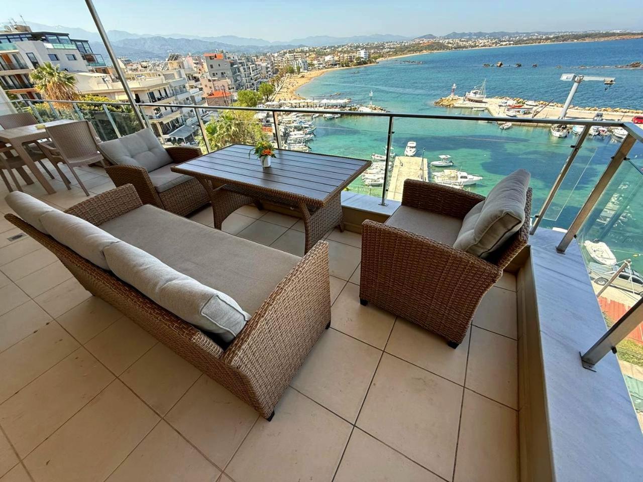 Appartement Panoramic Sea View à La Canée Extérieur photo